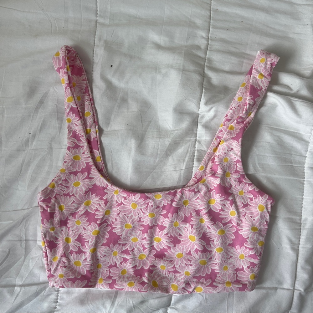 Zara Floral Crop Top / Bra Top